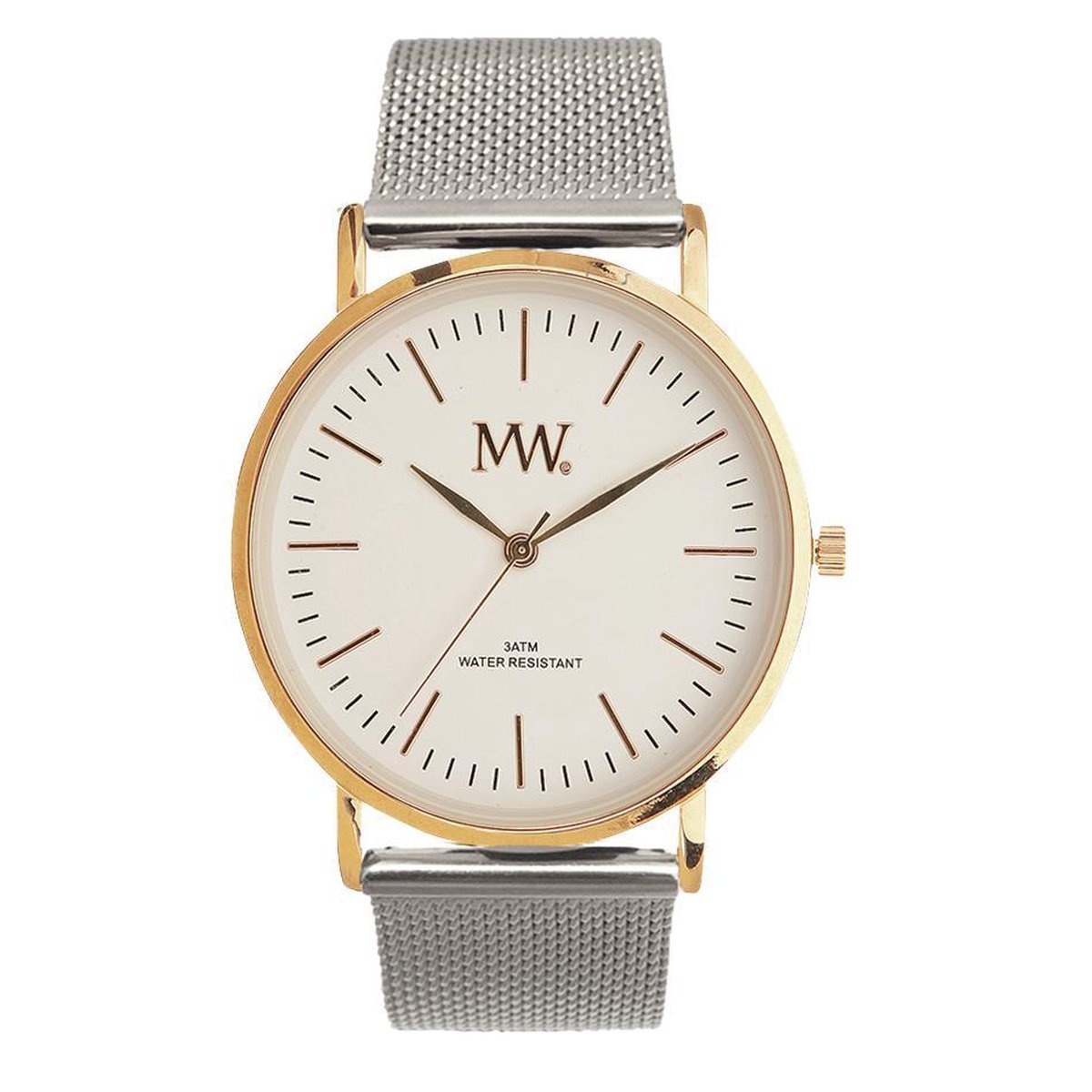 MW Horloge Flat Style Gold / Silver