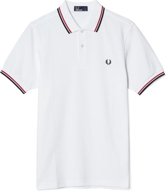 Fred Perry Fred Perry Polo heren polo wit | bol.
