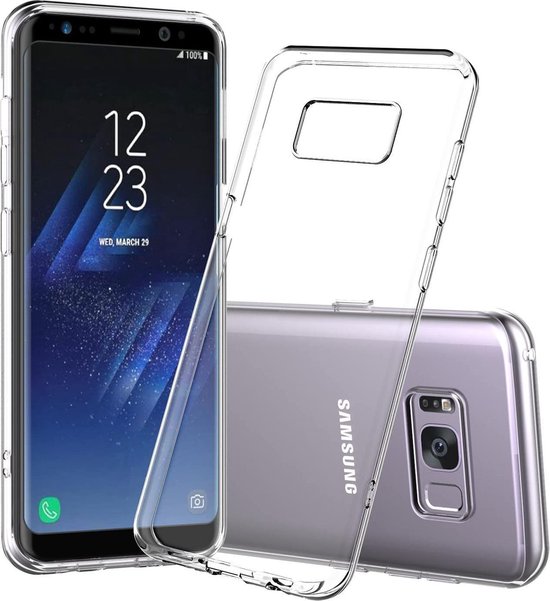 fotografie Reusachtig munt Samsung Galaxy S8 Hoesje - Siliconen Back Cover - Transparant | bol.com