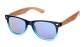 Kost Zonnebril Wayfarer Unisex Blauw/transparant (20-191)