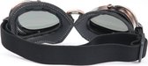 CRG radical motorbril vintage Glaskleur: Zilver reflectie