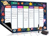 Brute Strength - Magnetisch Weekplanner whiteboard (26) - A3 - Planbord - Dagplanner kind  - To Do Planner kinderen