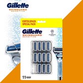 Gillette Skinguard Sensitive Navul Scheermessen - 11 Stuks