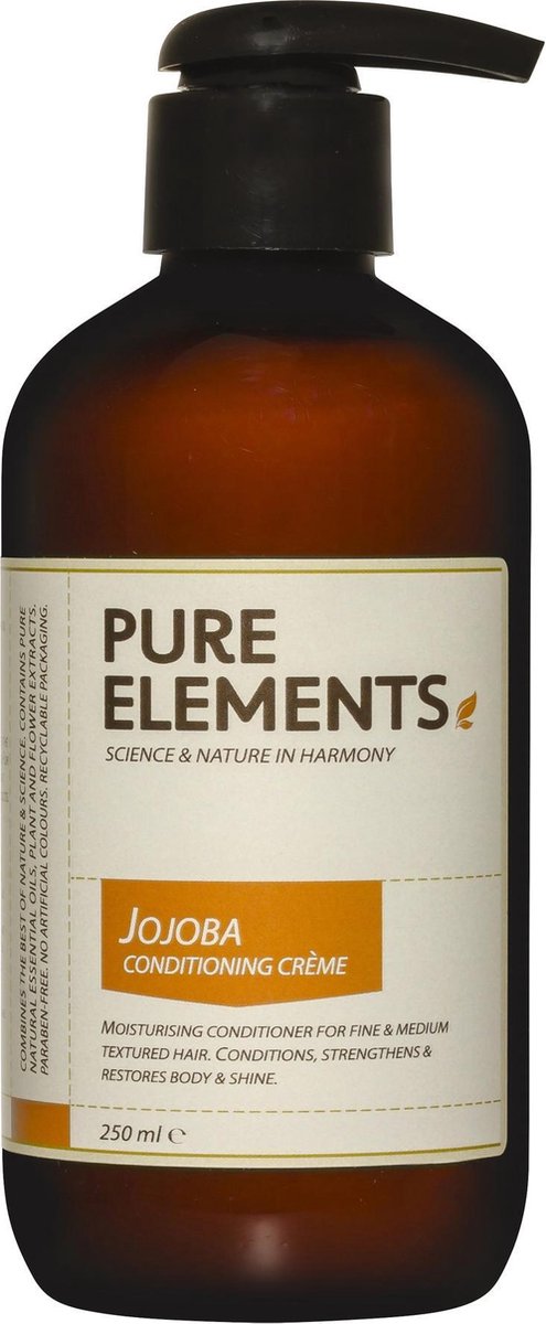 Pure Elements Jojoba Conditioning Creme 250ml | Natuurlijke conditioner voor droog en beschadigd haar