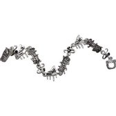Armband muziek zilver magnetisch