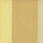 Acrisol Sahara Ocre 68 gestreept wit, geel, okergeel stof per meter buitenstoffen, tuinkussens, palletkussens