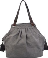 Juleeze Handtas Dames 30x16x32 cm Grijs Kunststof Tas Damestas