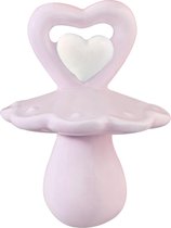 Clayre & Eef Decoratie Hanger 6CE0804P Ø 4*5 cm - Roze Porselein Paasdecoratie