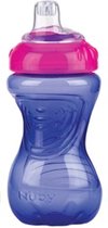 Nuby Easy Grip Antilekbeker 300ml Paars 6m+