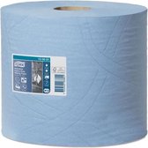 Tork Industrieel intensief reinigingsdoekjes, 350 vellen, 26,2 cm x 119 m, papier, blauw (pak 2 x 119 meter)