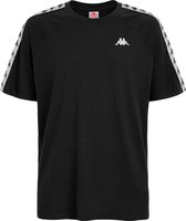 Kappa Unisex T-shirt - Zwart - Maat XXL