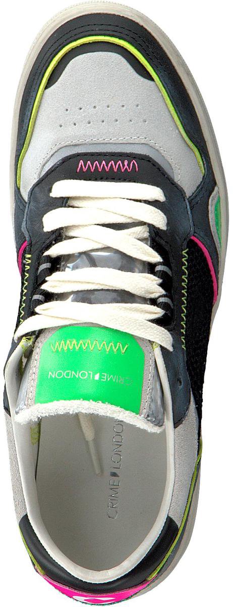 Crime London Mars Lage sneakers - Dames - Zwart - Maat 36 | bol.com