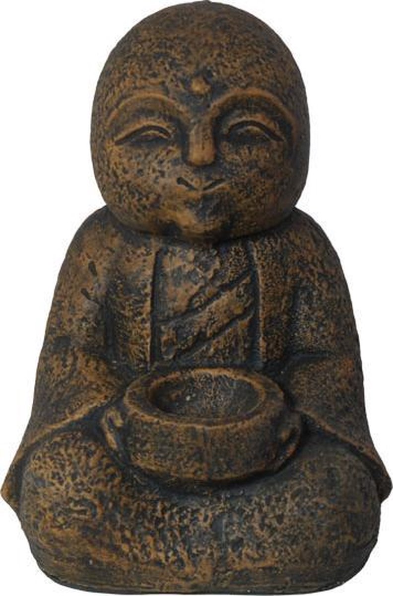 SENSE Jizo beeld - Japanse God - Boeddha - Djizo Bosatsu - Tuinbeeld - Woonaccessoires  - Saolin - Woonkamer decoratie