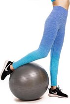 Fitness/Yoga legging - Fitness legging - LOUZIR sport legging Stretch - squat proof - OMBRE blauw Maat L