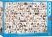 Eurographics puzzel The World of Dogs - 1000 stukjes