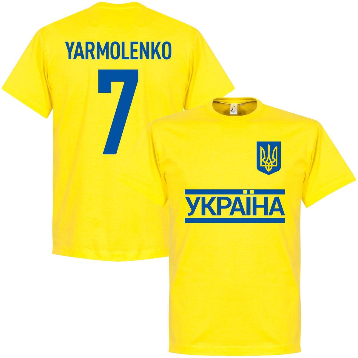 Oekraïne Team Yarmolenko T-Shirt - L