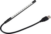 DrPhone UH1 - Ultra Helder USB LED – USB Licht – Geschikt voor Laptop & Desktop – Zwart