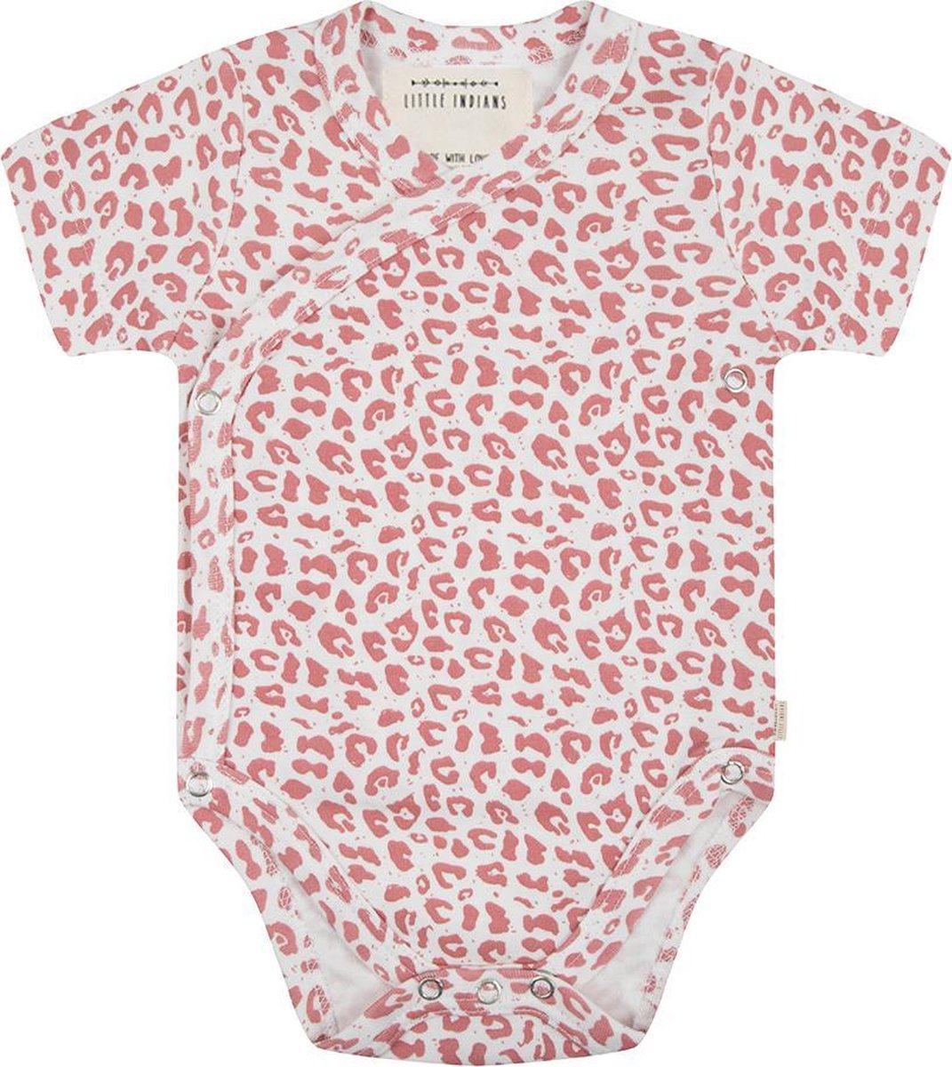 Little Indians Romper Baby korte mouwen | Leopard Rose