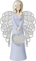 You are an Angel - beeldje engel - AN012 - The little things.... (blauw)