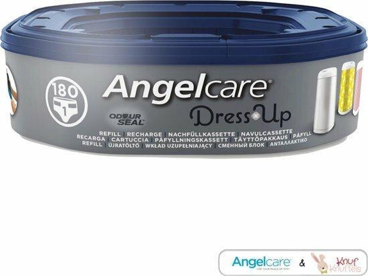 Angelcare DressUp Navulverpakking Luieremmer - 4 ROLLEN - 