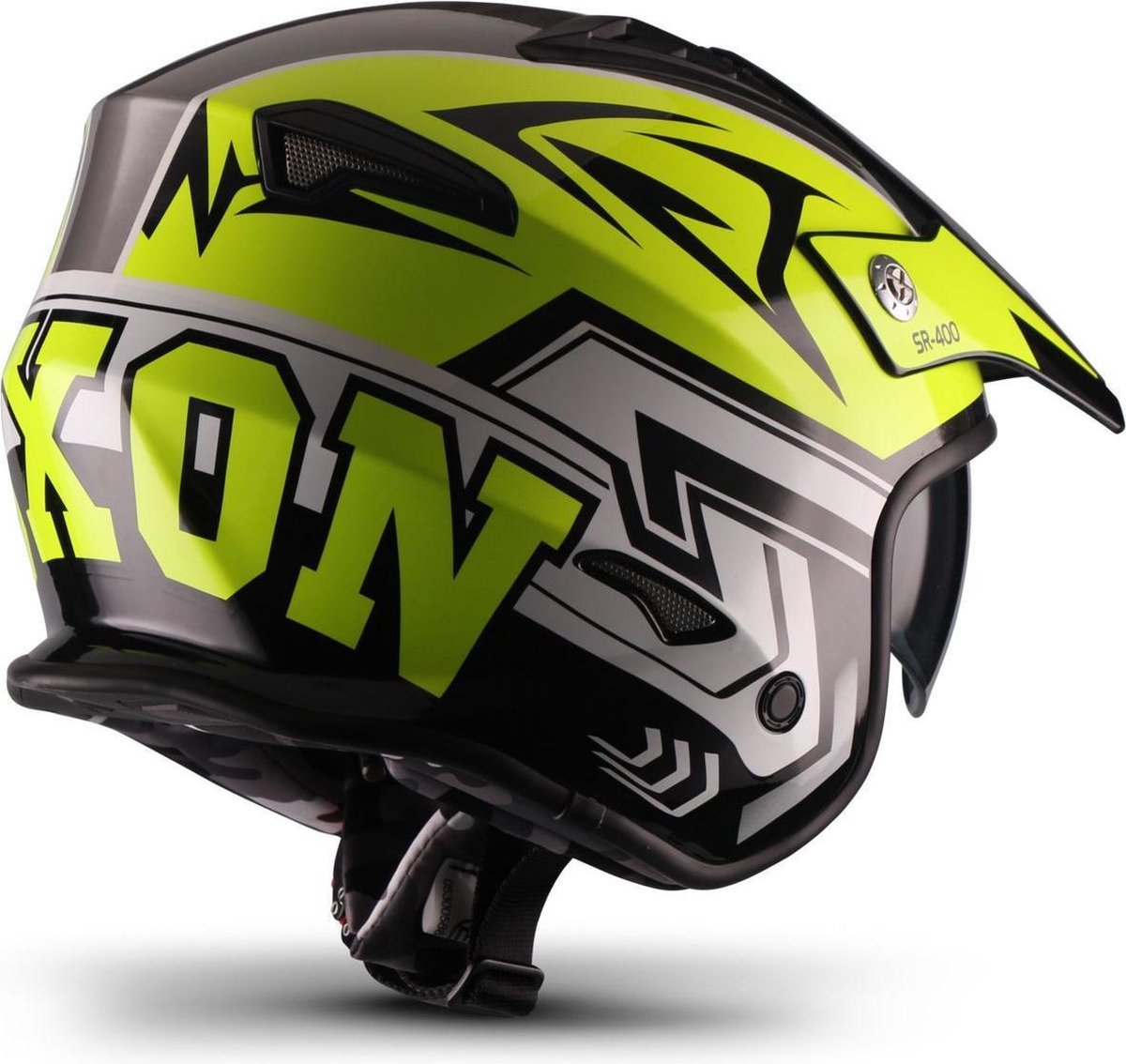 SOXON SR401 STORM NEON jethelm, scooter helm, motorhelm dames, heren