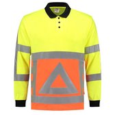 Tricorp 203002 Poloshirt Verkeersregelaar Fluor Oranje / Fluor Geel - maat 5XL
