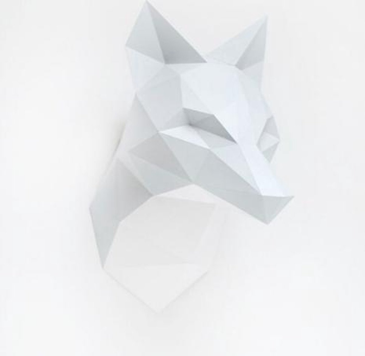 Assembli vos paper kit DIY trofee-grijs