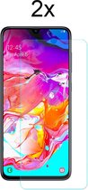 Samsung a70 screenprotector - Beschermglas samsung galaxy a70 screen protector glas - screenprotector samsung a70 - 2 stuks