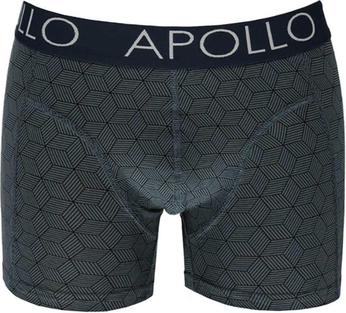 Apollo Ondergoed Heren - Boxershort Heren - 2 - Pack - Blauw - Maat S