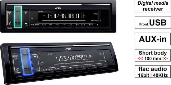 Autoradio JVC KD-X161 Zwart 200 W. | bol.com