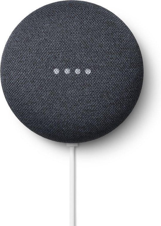 Google Nest Mini - Smart Speaker / Zwart / UK Engelse stekker met adapter - Google Nest