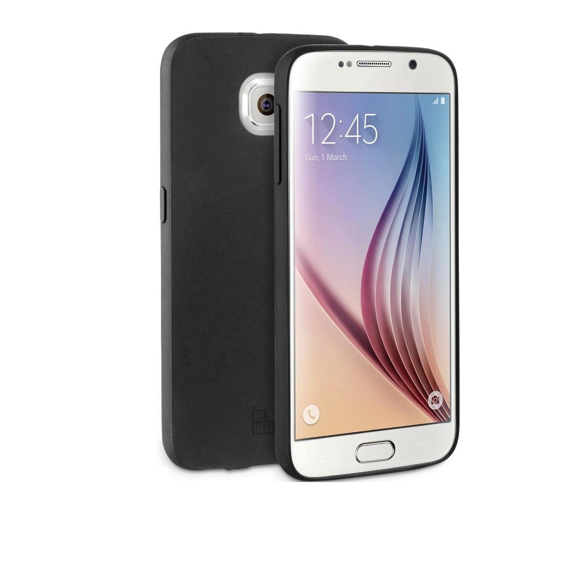 BeHello Samsung Galaxy S6 ThinGel Siliconen Hoesje Zwart