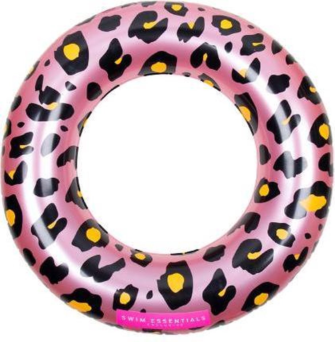 Swim Essentials Zwemring Panterprint Rose Goud. 70cm
