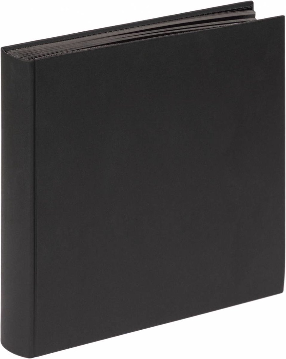 Walther - Fotoalbum - 30X30 cm - 100 zwarte pagina's - Zwart |