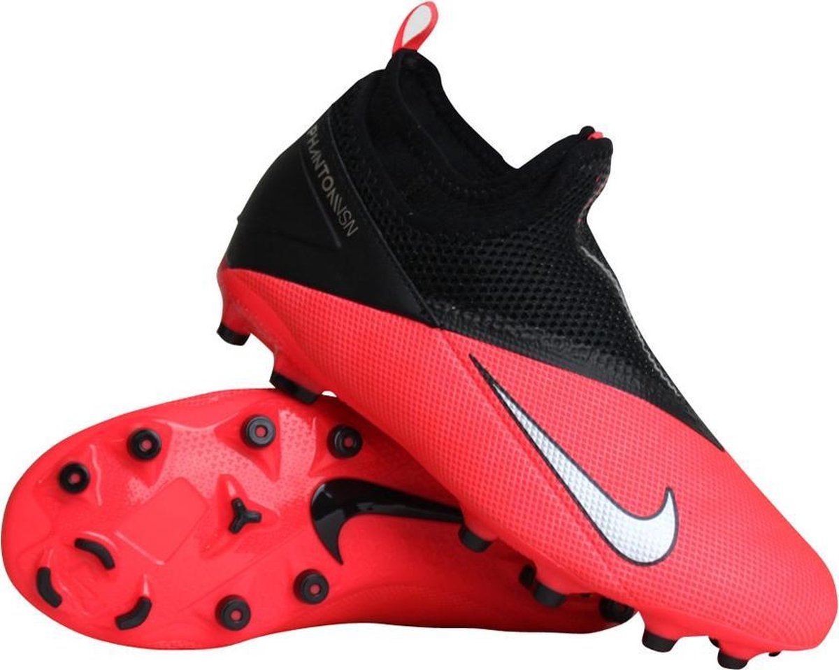 Chaussures de football Nike Phantom Vision 2 Academy MG Garçons Noir / Rose  | bol