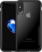 DrPhone iPhone XS Hybrid Protective Case Cover - Ultra Slim Bumper – Anti-Schok  – Zwart