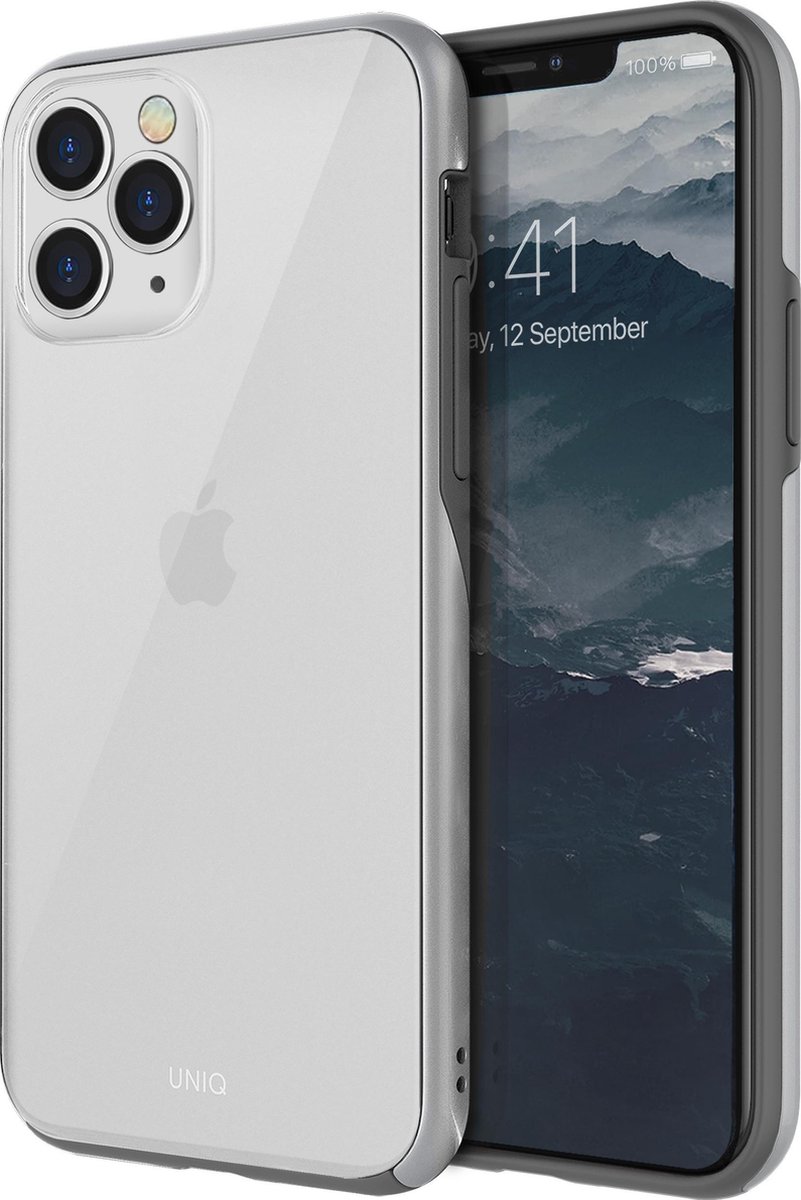 UNIQ - iPhone 11 Pro Max hoesje - Vesto Hue – Zilver kleurig