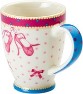 Senseokopje, set van 4, hoogte 8 cm, merk: Cupkes, kleur pink/blauw
