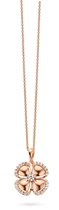 Velini jewels -P6530R -Hanger+Ketting -925 Zilver rosé -Cubic Zirkonia