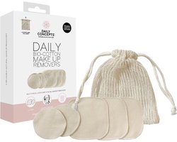 Daily Concepts | Herbruikbare Make-up Removers van Biologisch Katoen | Zacht, Duurzaam & Milieuvriendelijk