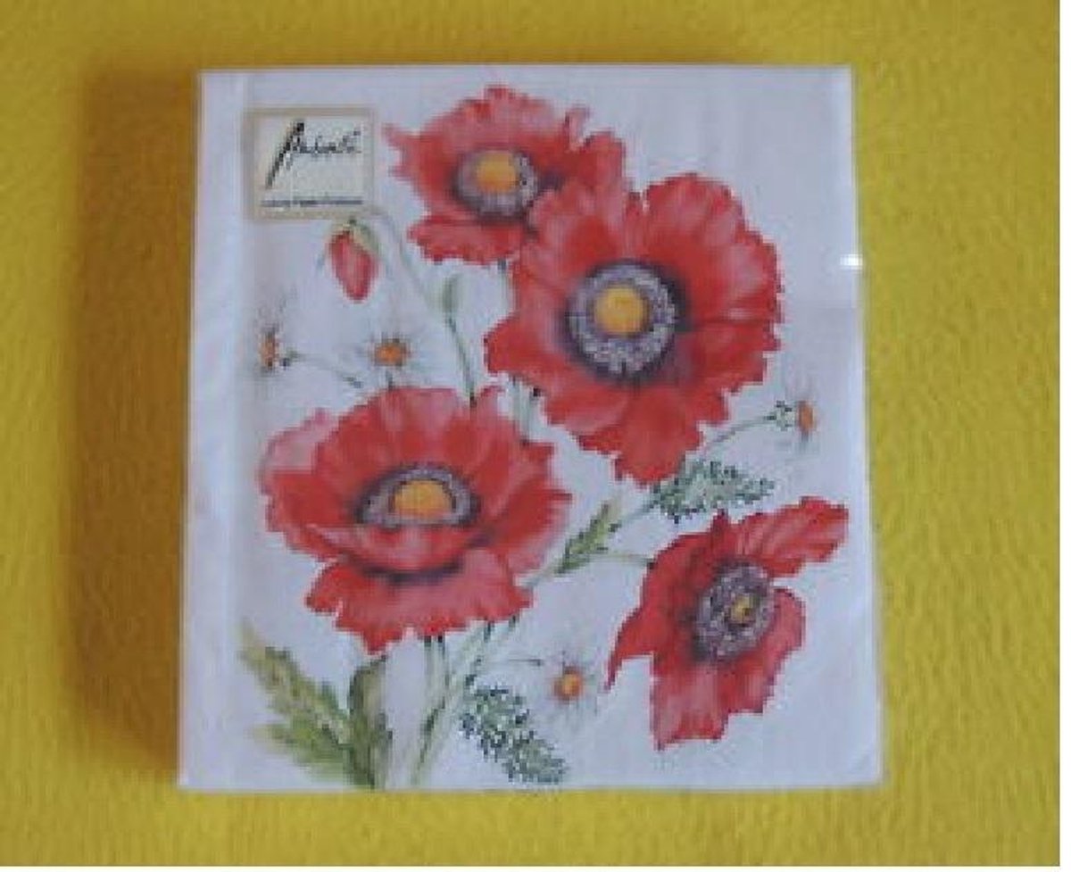 Ambiente Poppy Scene papieren servetten