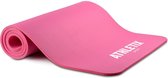Athletix®‎ Premium NBR Fitnessmat - 183 x 61 x 1.5 cm - Yogamat met Draagriem en Draagtas - Roze