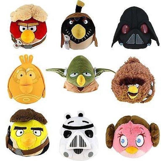 Kort leven pijn Ontcijferen Angry Birds knuffel Star Wars Chewbacca | bol.com