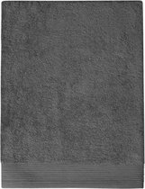 SANTENS Badhanddoek GRACE 70x140 cm - Neutraal grijs | bol.com