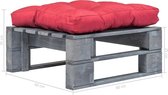 Tuinbankje Pallet (Incl LW Fleece deken) - Balkonbank  - Tuinbankje - Buitenbank- Pallet poef