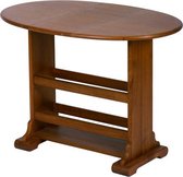 TEAK KOFFIETAFEL OPKLAPBAAR 72 CM