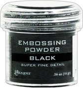 Ranger Embossing Powder 34ml - super fine black