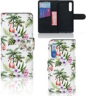 Telefoonhoesje met Pasjes Xiaomi Mi 9 SE Flamingo Palms