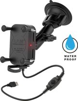Tough-Charge™ X-Grip® Tech Waterproof Wireless Charging Houder zuignapset