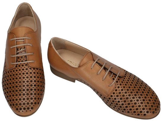 Sensunique -Dames - cognac/caramel - lage gesloten schoenen - maat 38 |  bol.com